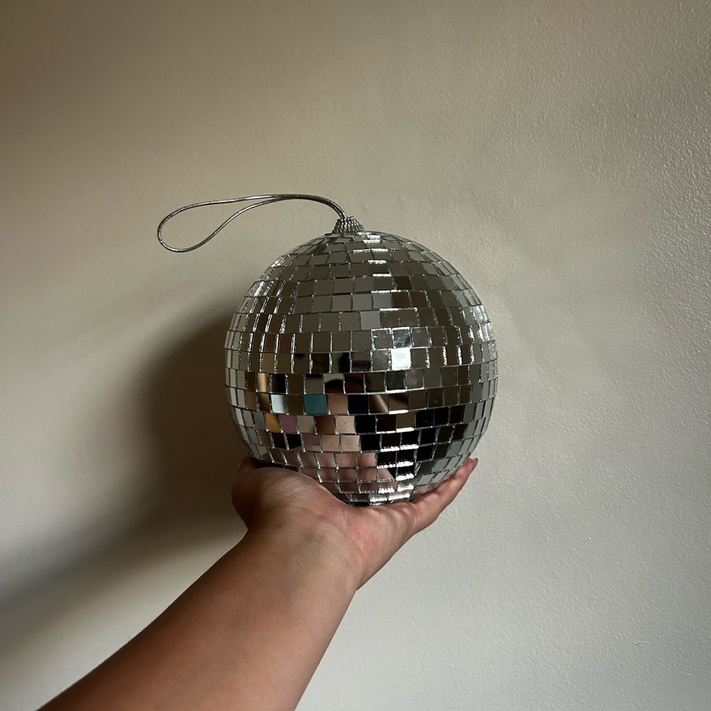 Set of three – 6” Hanging Disco Ball Decor